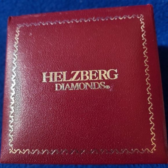 Helzberg Double Halo w/Floating Center Diamond 14K White Gold Necklace New - Picture 8 of 8